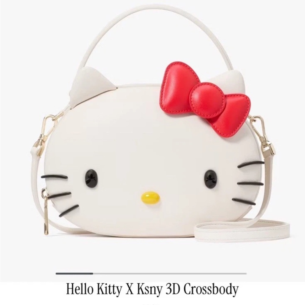 Kate Spade x Hello Kitty Sanrio - Large Head 3D Crossbody Bag  NWT